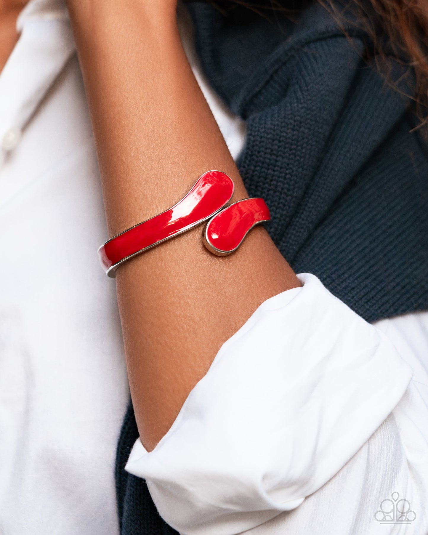 Painted Puzzle - Red Bracelet