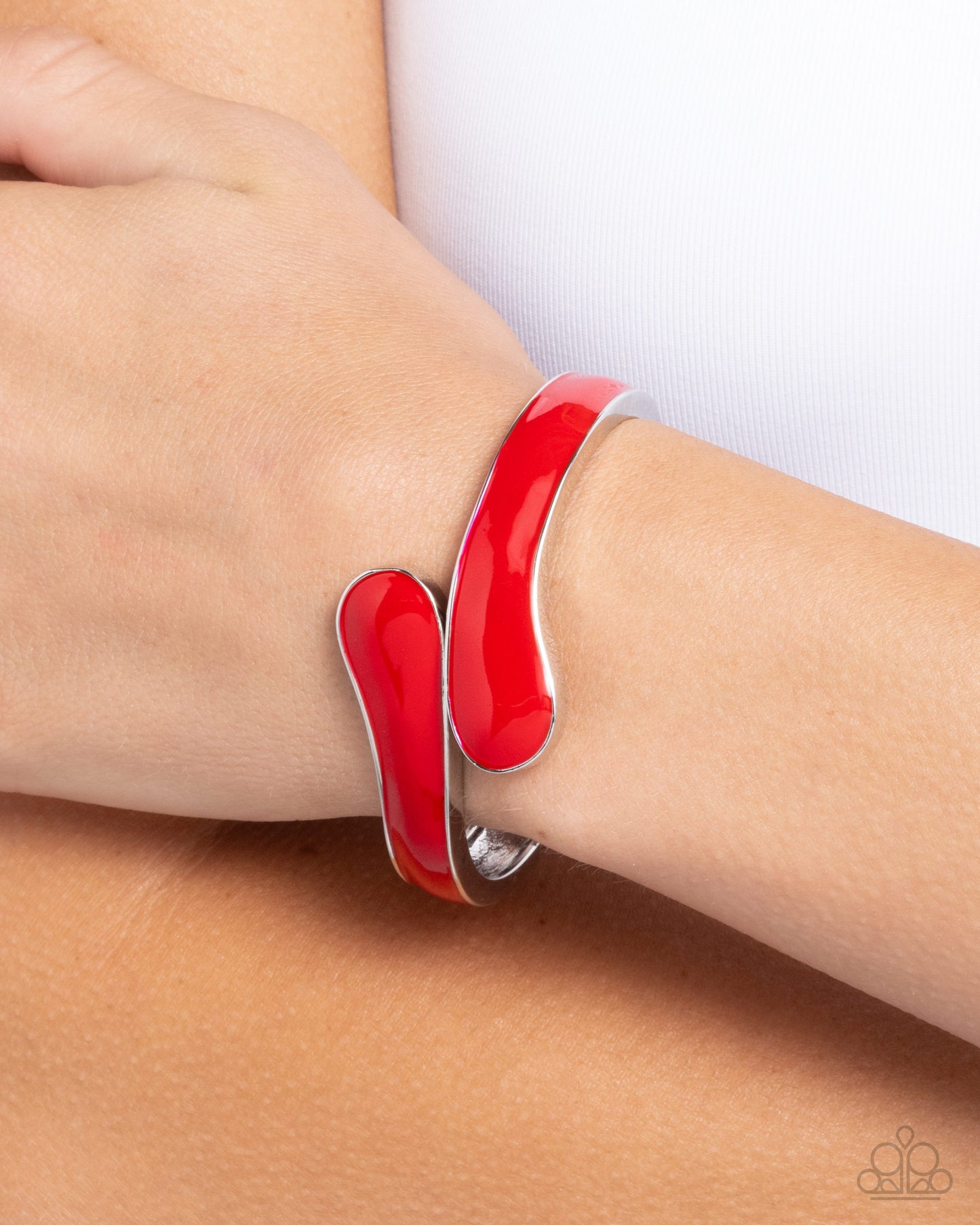 Painted Puzzle - Red Bracelet