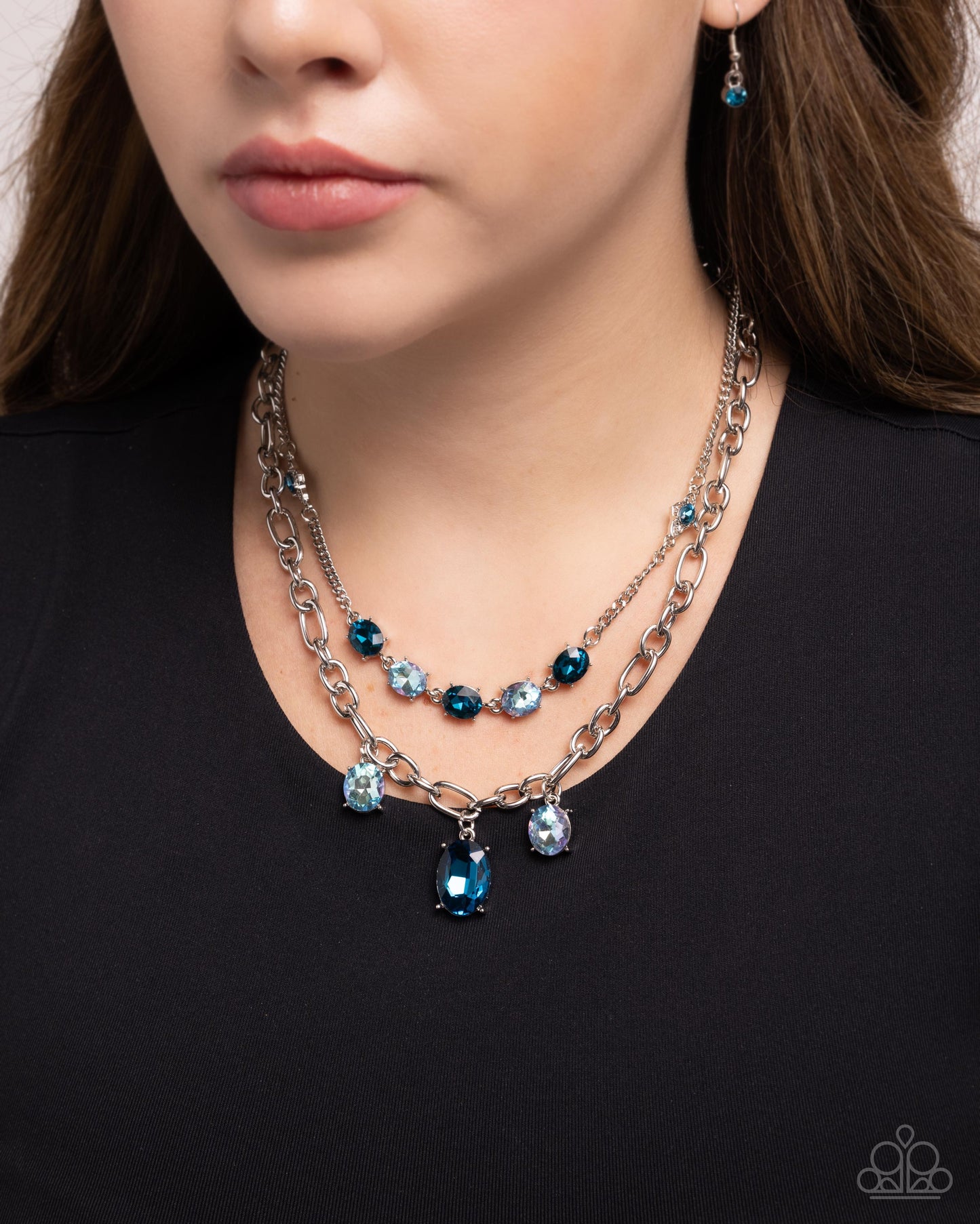 Just for this Moment - Blue Necklace
