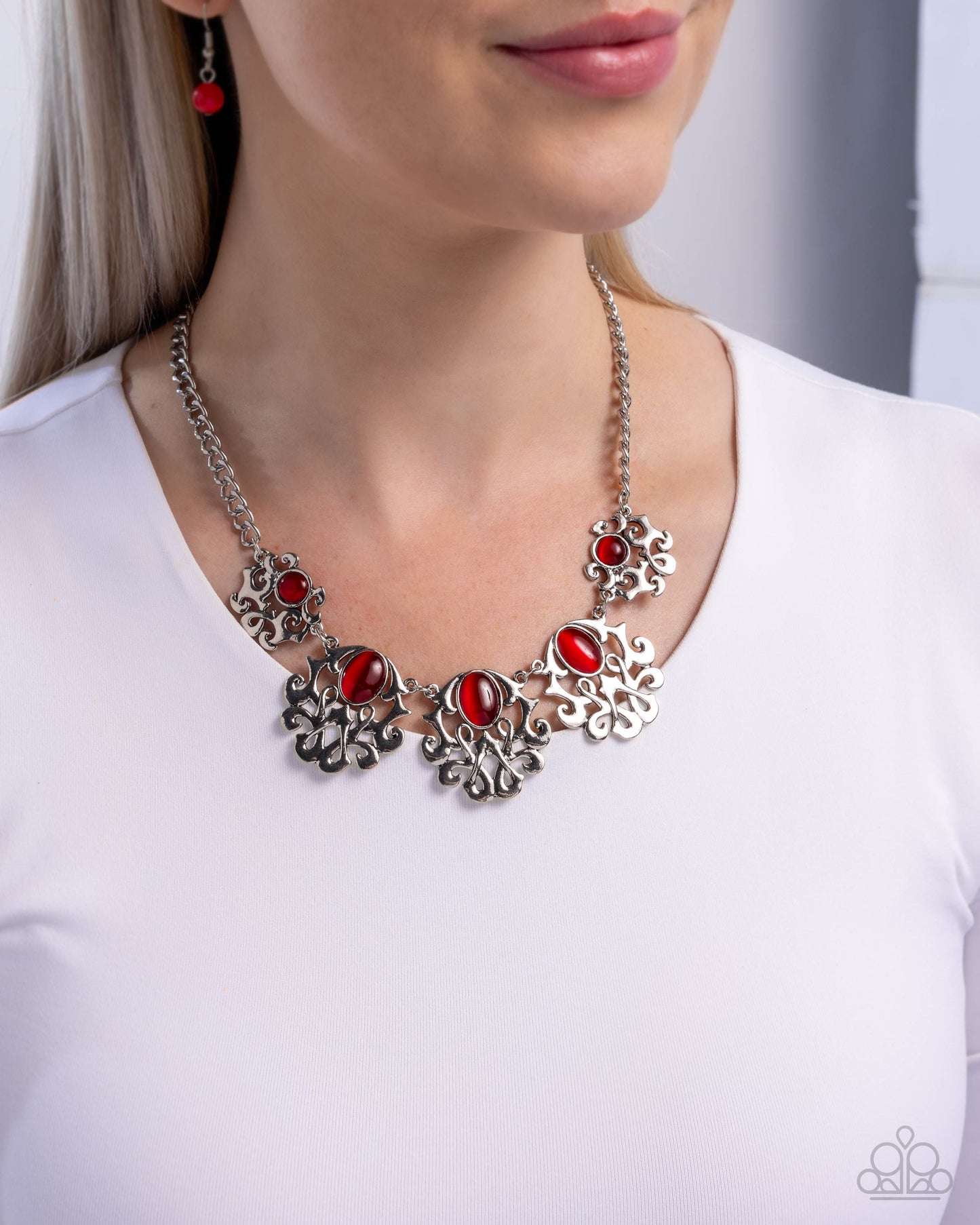Midsummer Masterpiece - Red Necklace