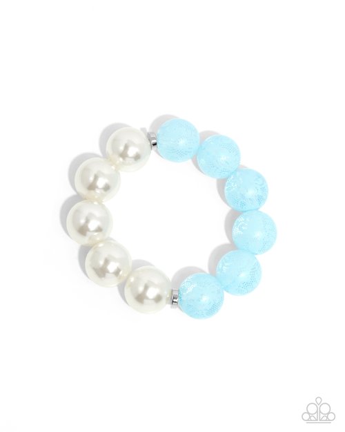 Lacy Lady & Lacy Leisure - Blue Necklace & Bracelet Set