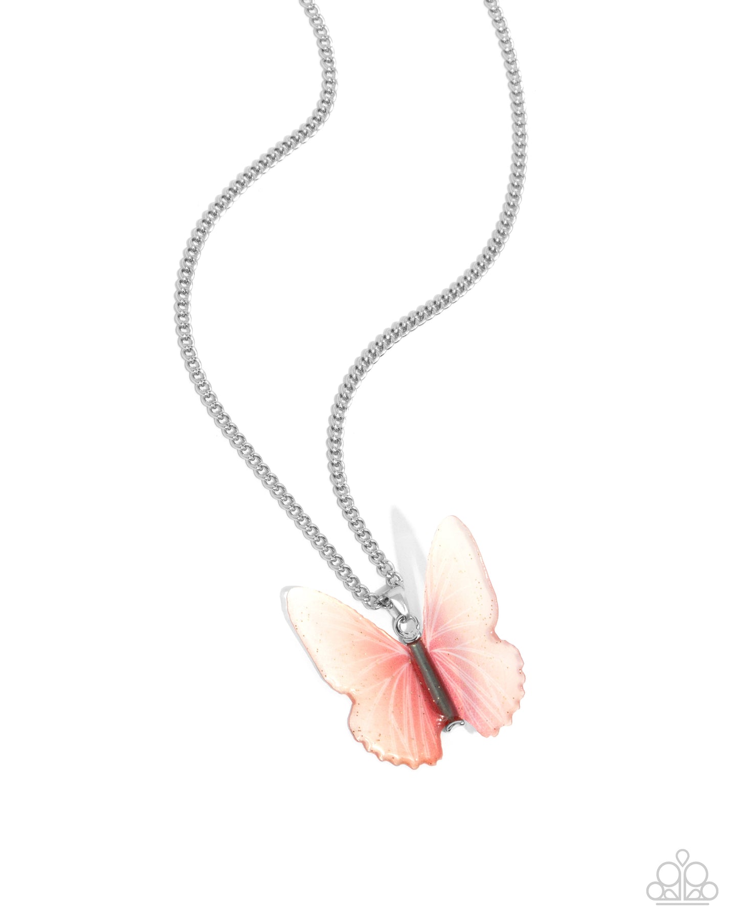 Fancy Flight - Pink Necklace & Ring Set