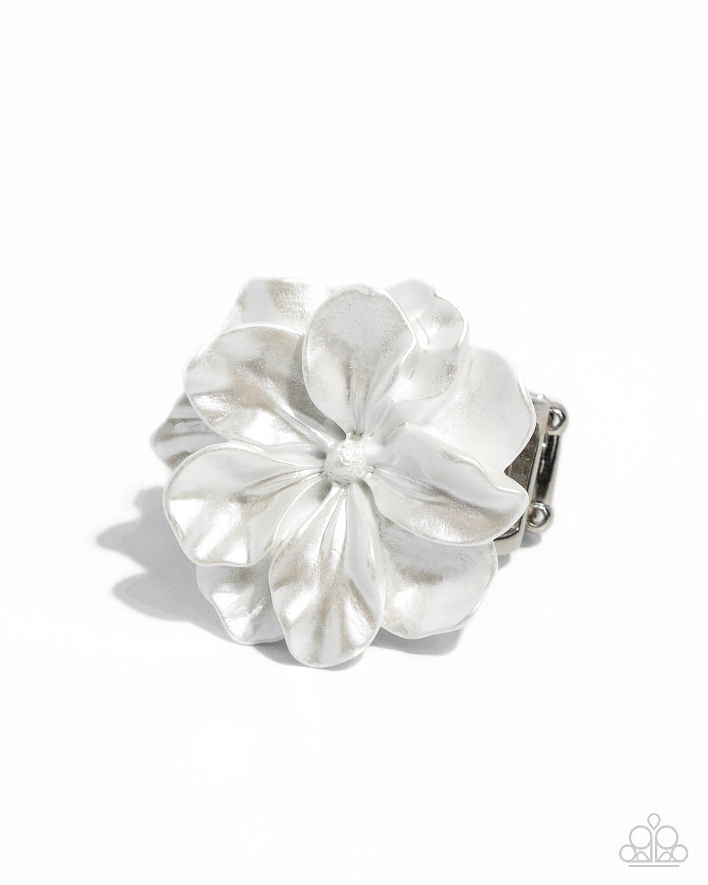 Floral Flex - White Ring