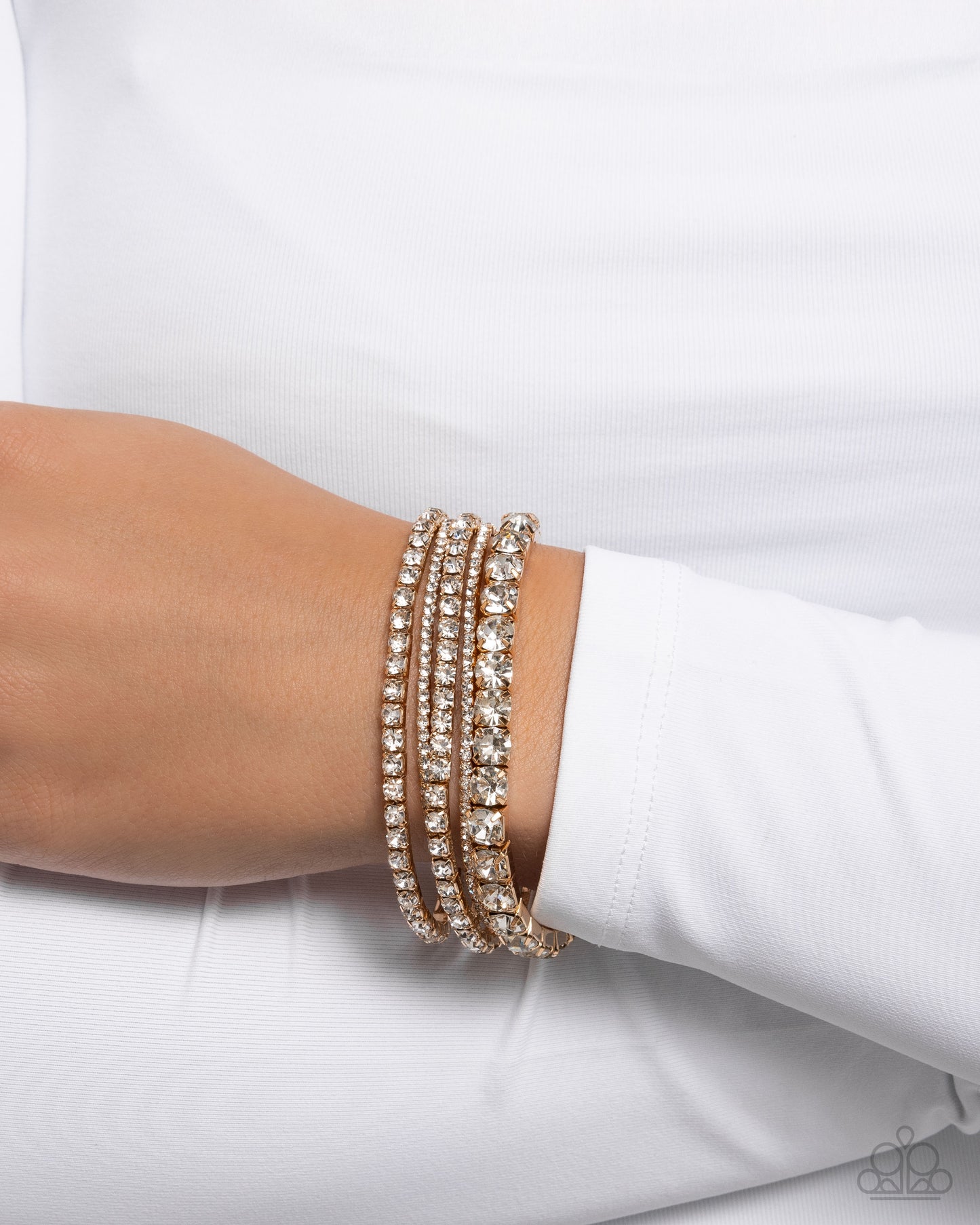 Persistent Pizzazz - Gold Bracele