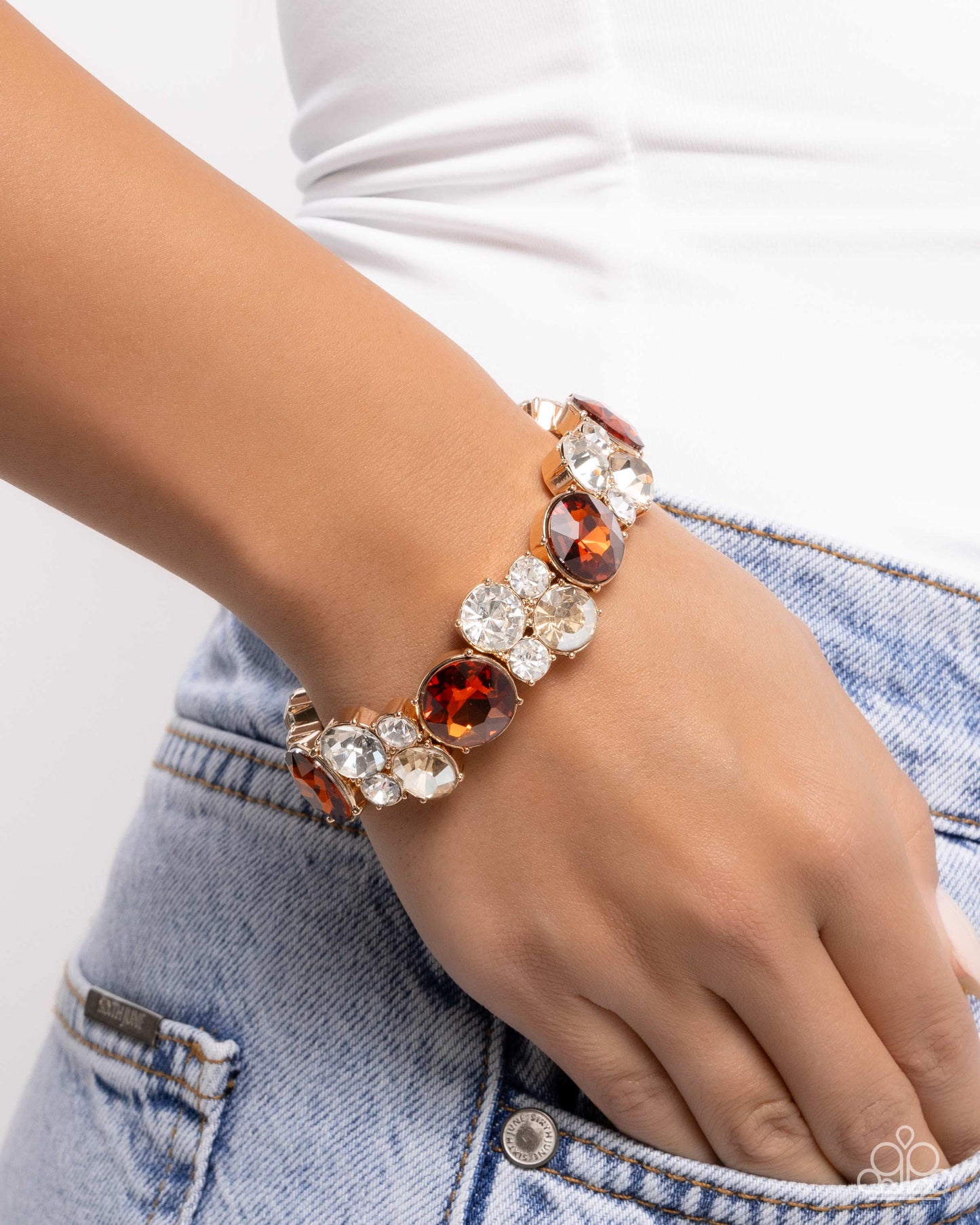 Standout Style - Brown Bracelet