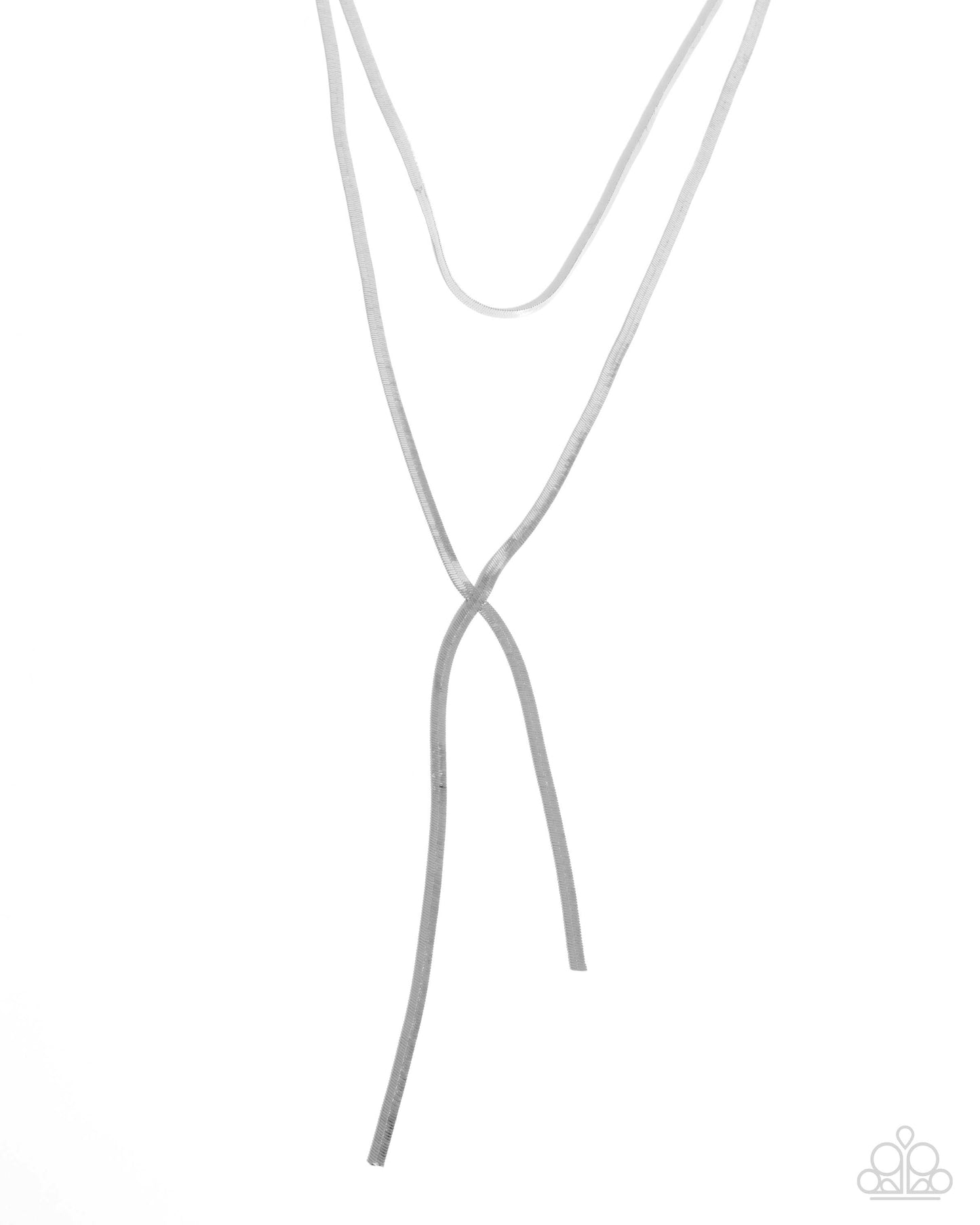 Monochromatic Movement - Silver Necklace