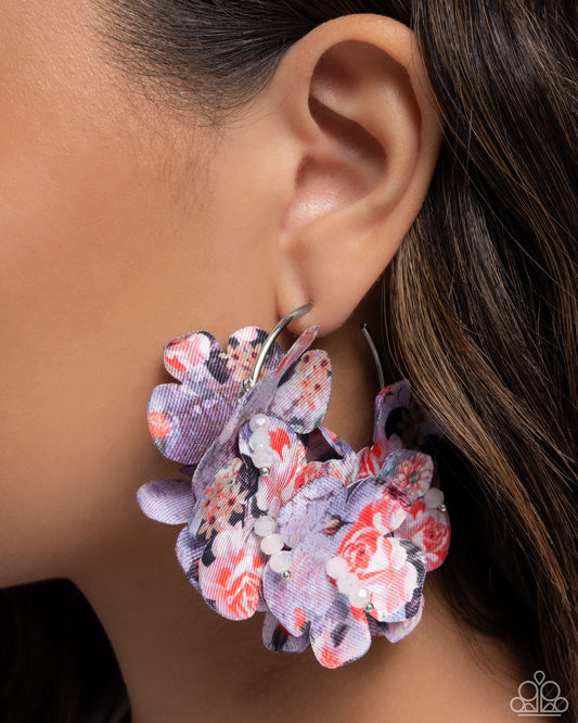 Whimsical Walk - Purple Earring
