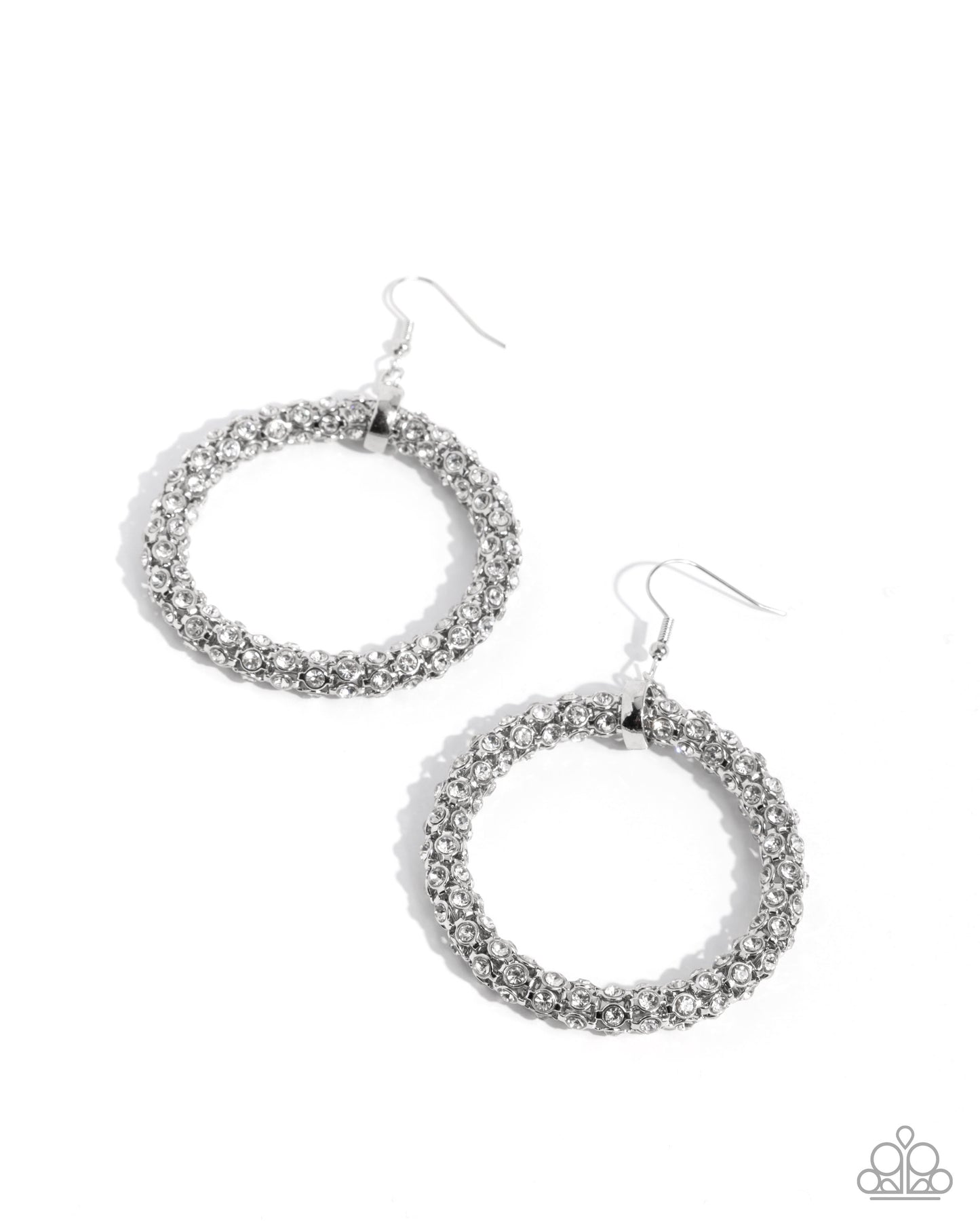 Breathtaking Beacon - White Earring