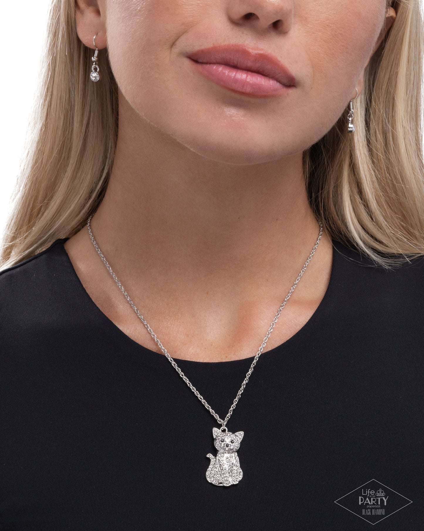Cat Call - White Necklace