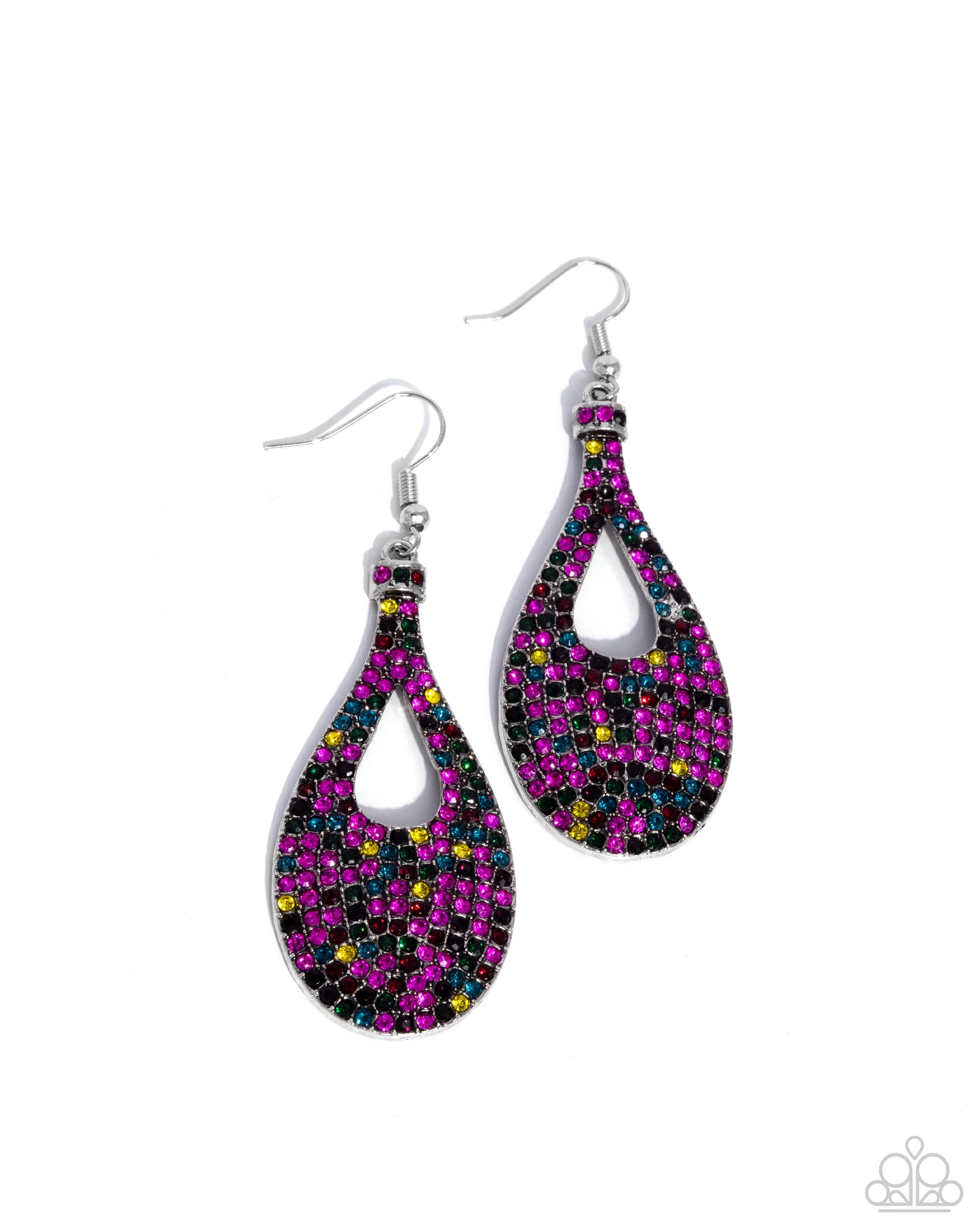 Teardrop Tremolo - Multi Earring