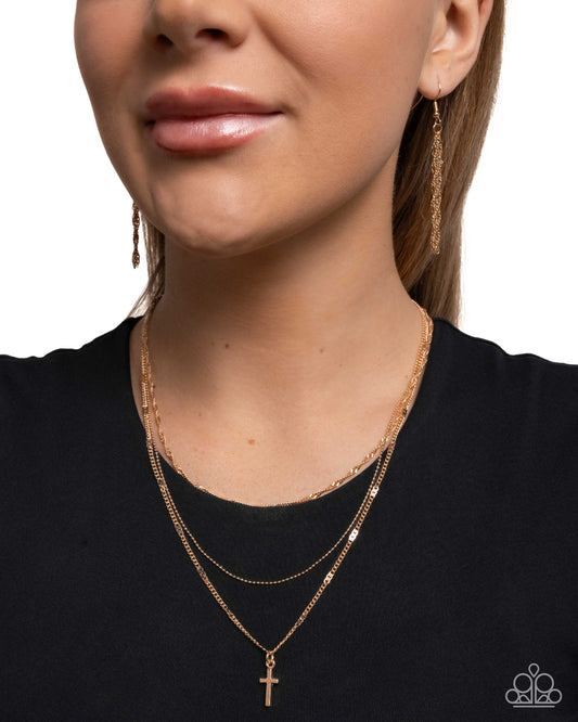 Divine Dedication - Gold Necklace