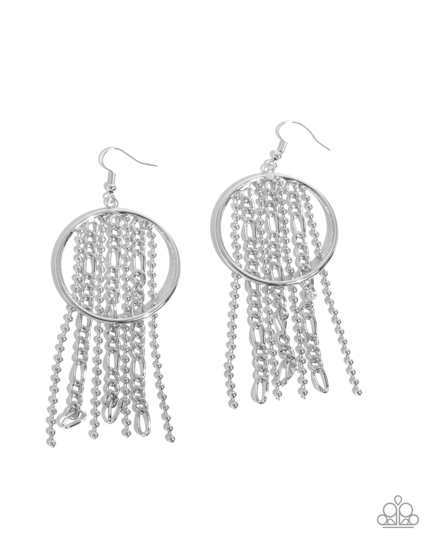 Laborious Lure - Silver Earring