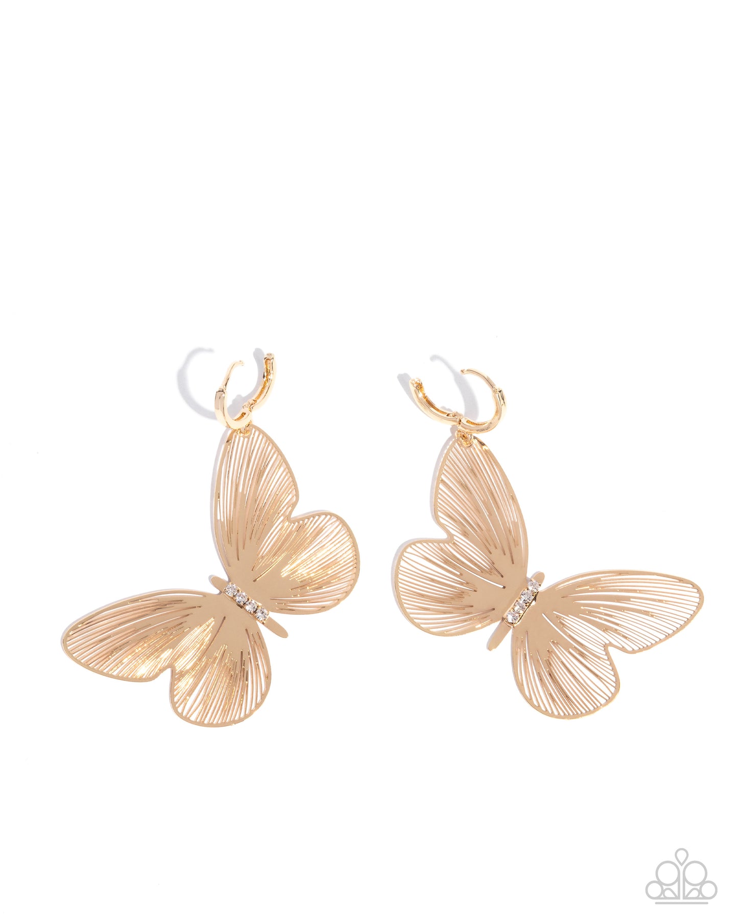 Fluttering Folk - Gold Earring