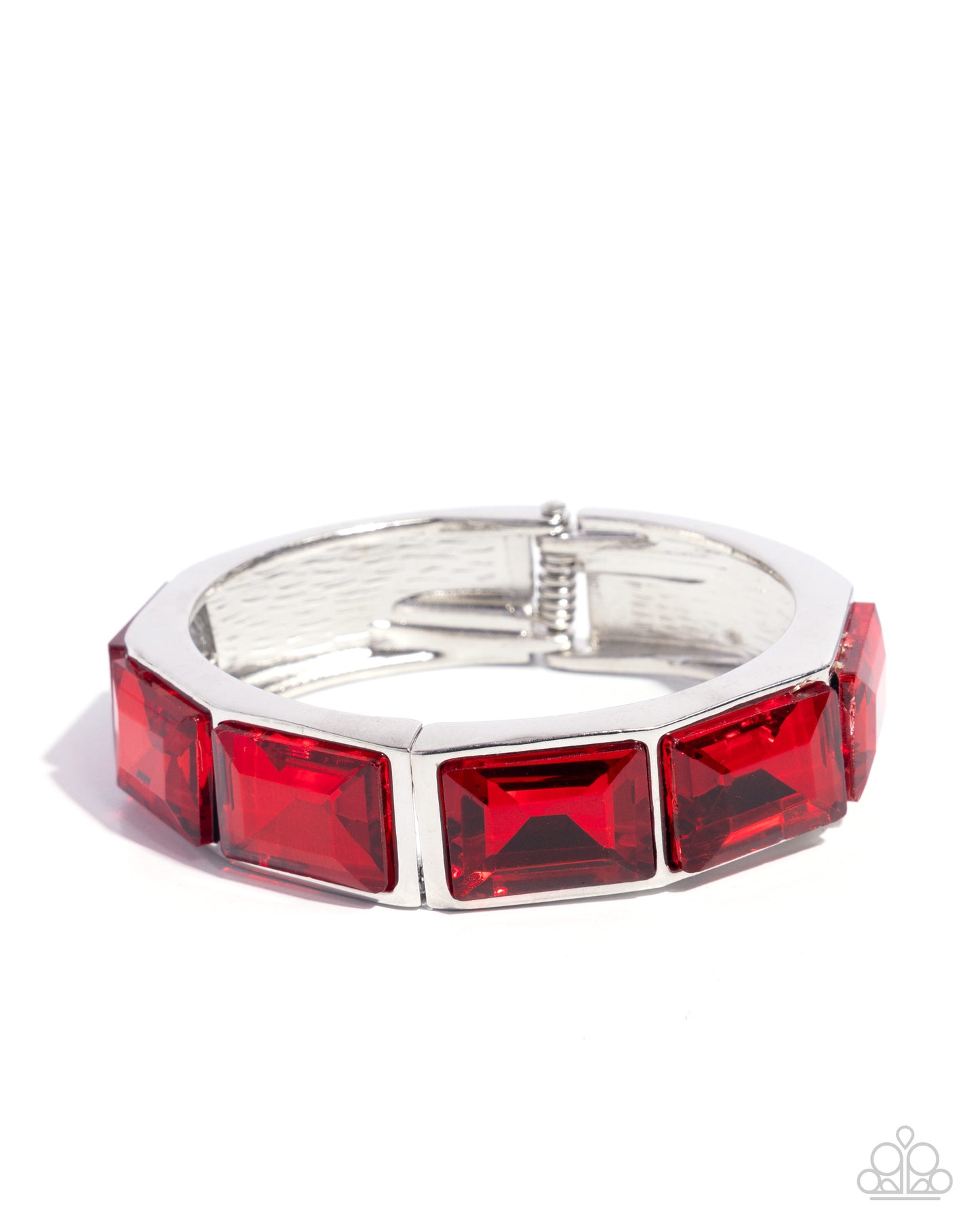 Faceted Freestyle - Red Bracelet