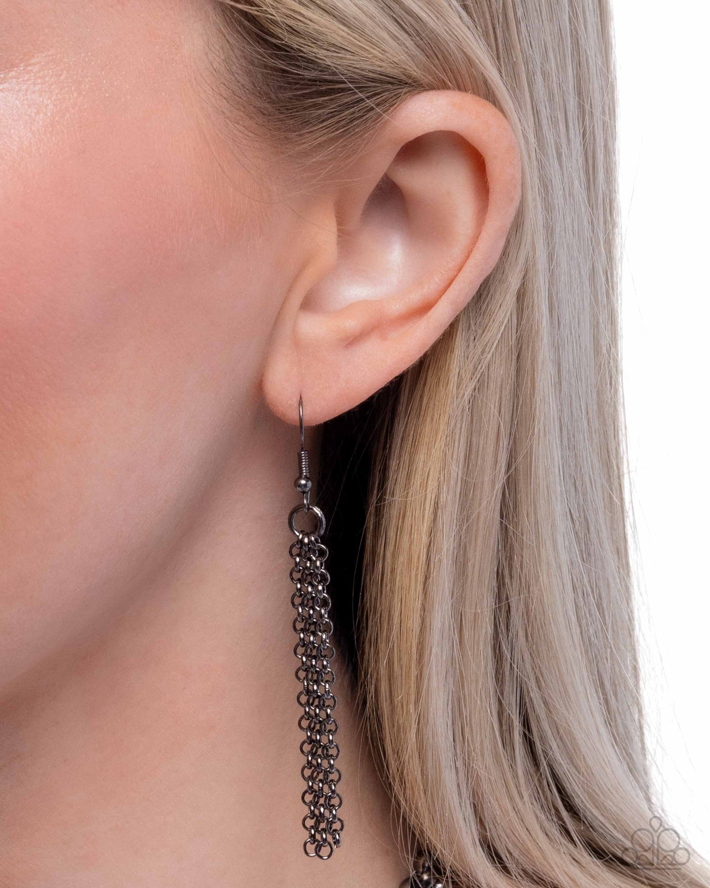 Double Demand - Black Necklace