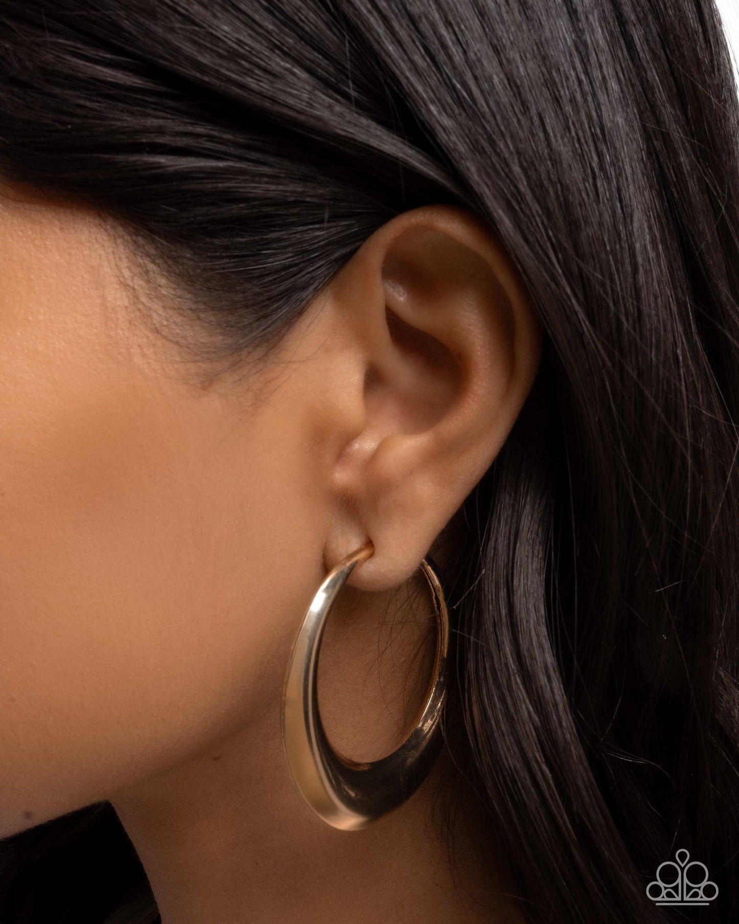 Circular Circumstance - Gold Earring