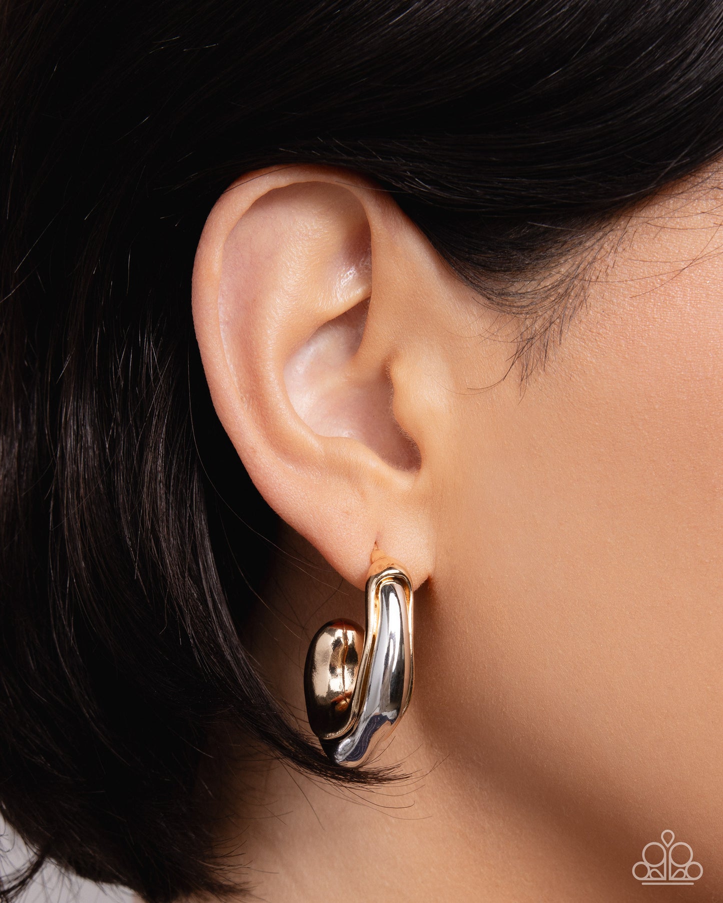 Metallic Multicolored - Multi Earring