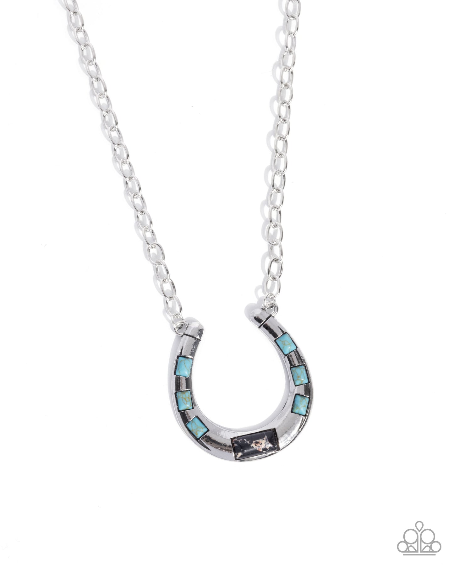 Horseshoe Homage - Black Necklace