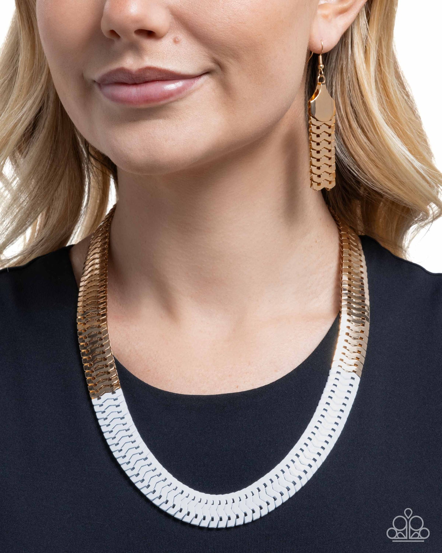 Painted Paradox - White Necklace