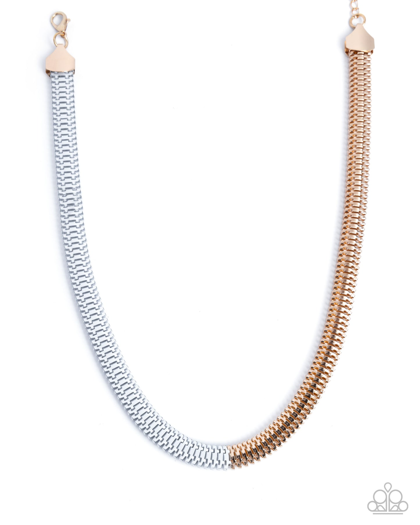 Dynamic Duality - White Necklace