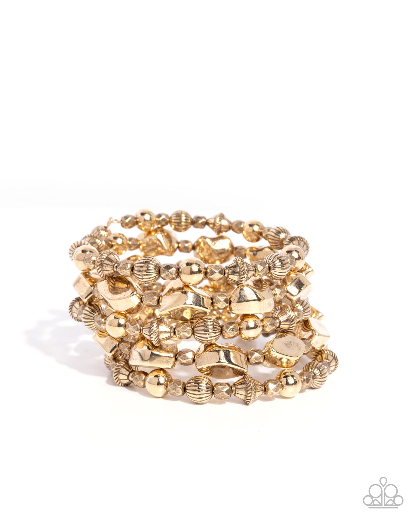 Monochromatic Mosaic - Gold Bracelet
