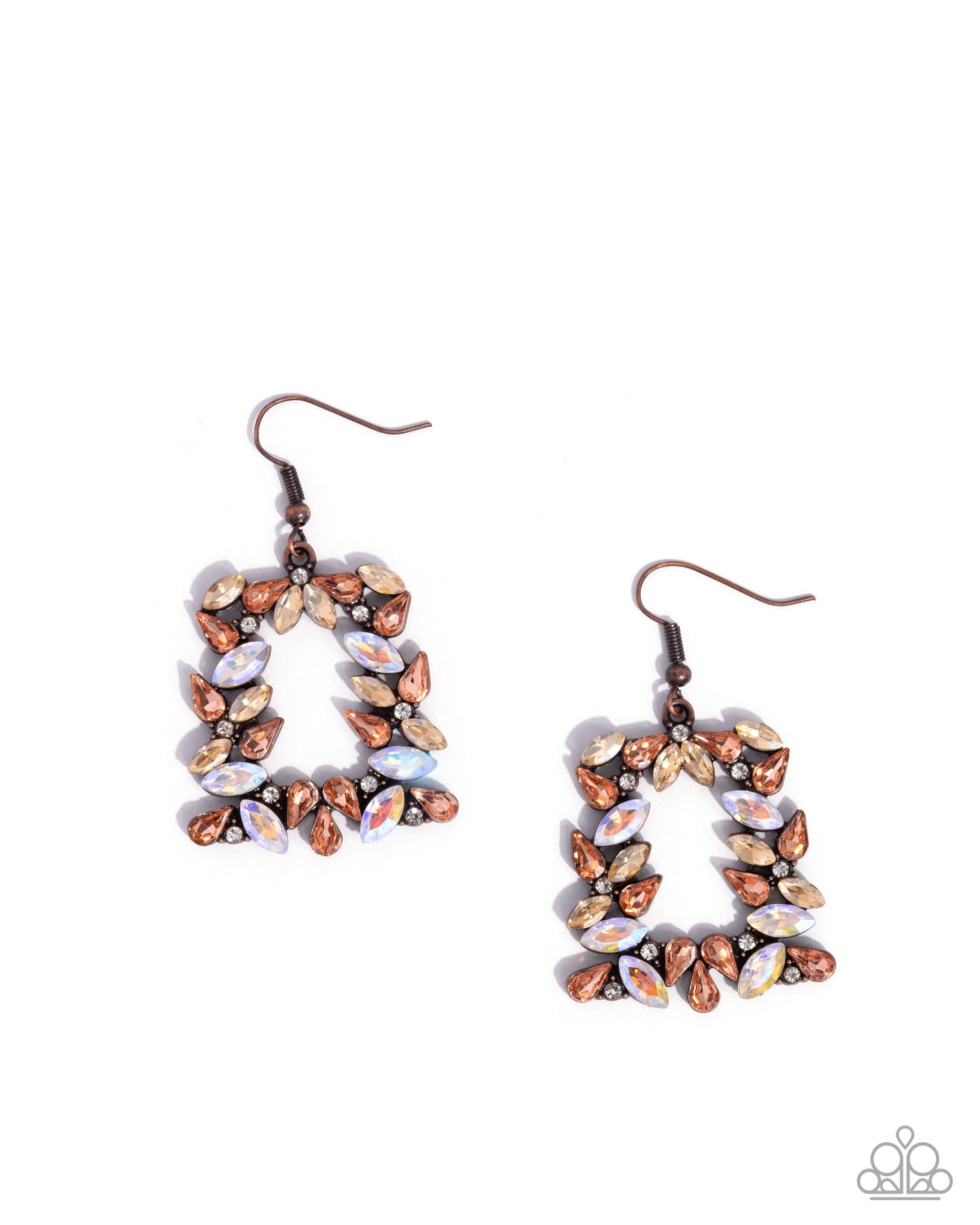 Fierce Frame - Copper Earring