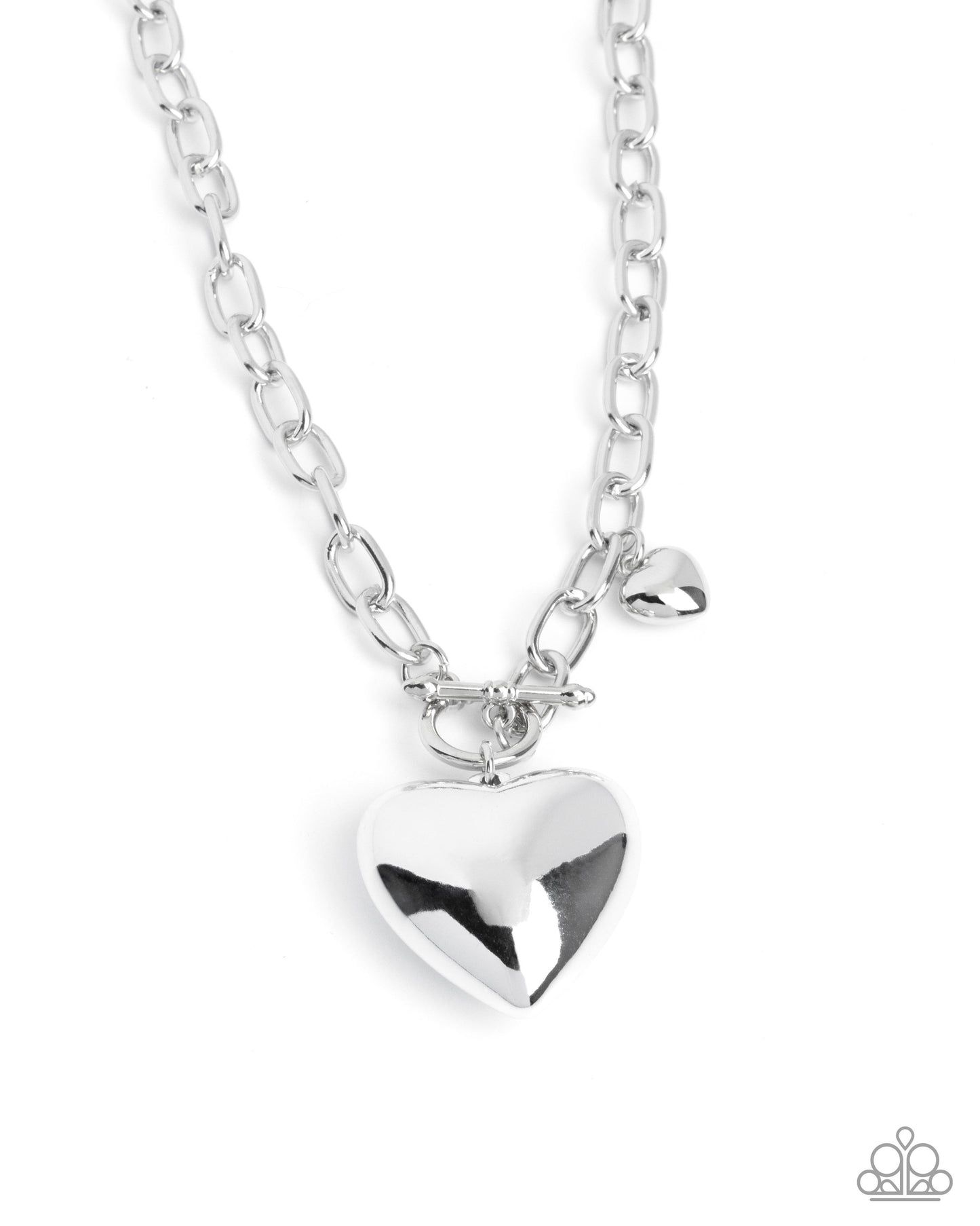 Heartfelt Hangout - Silver Necklace