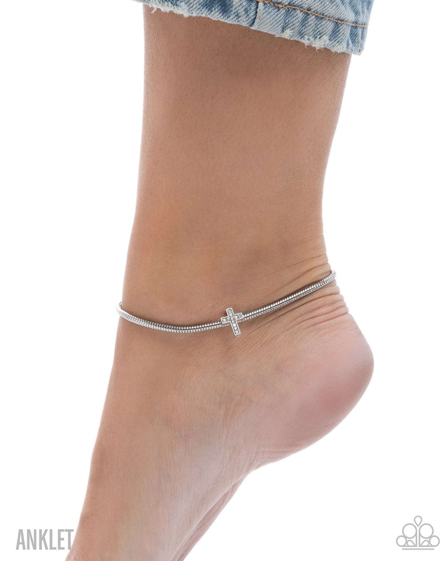 Heavenly Hope - White Anklet