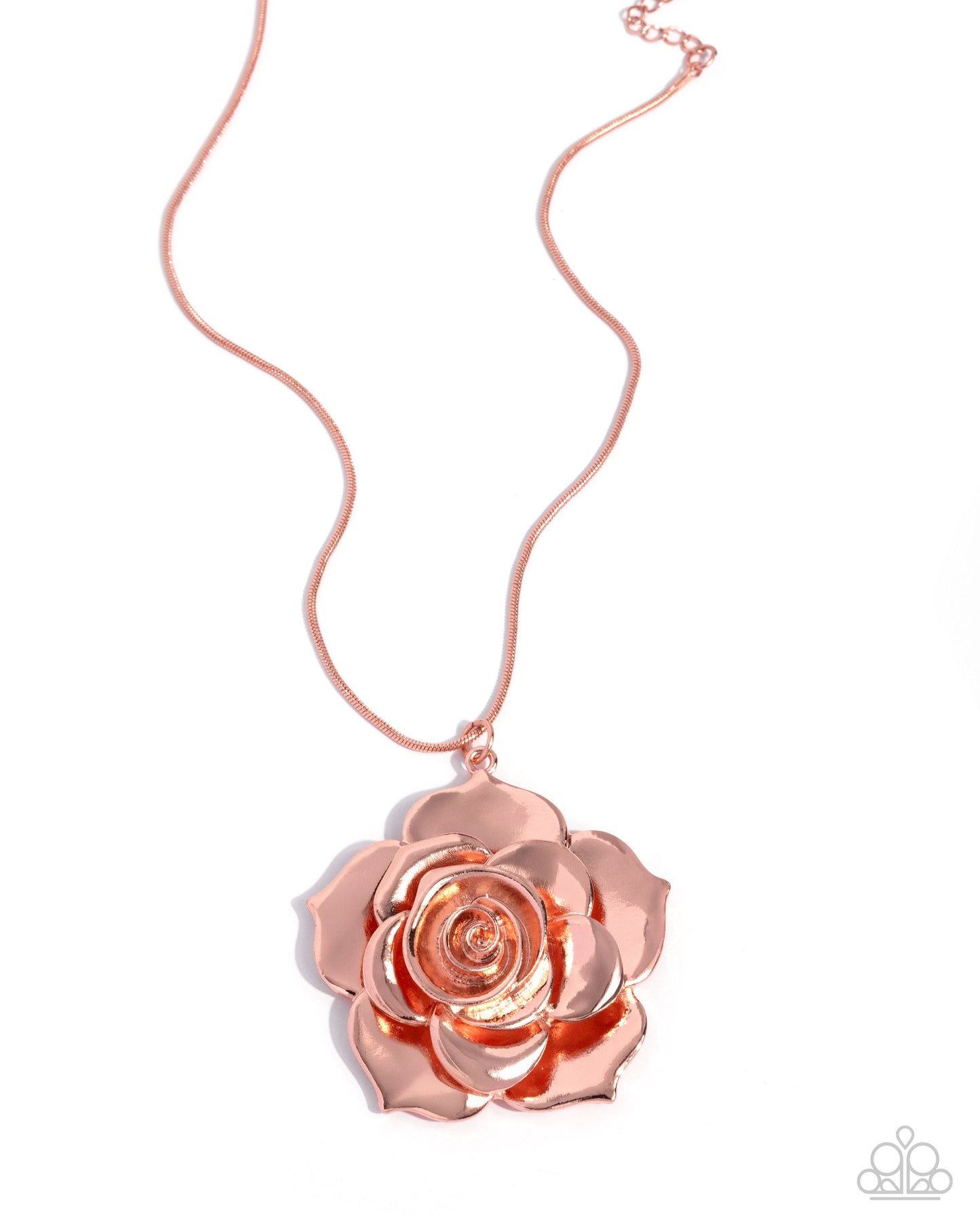 Restful Rose - Copper Necklace