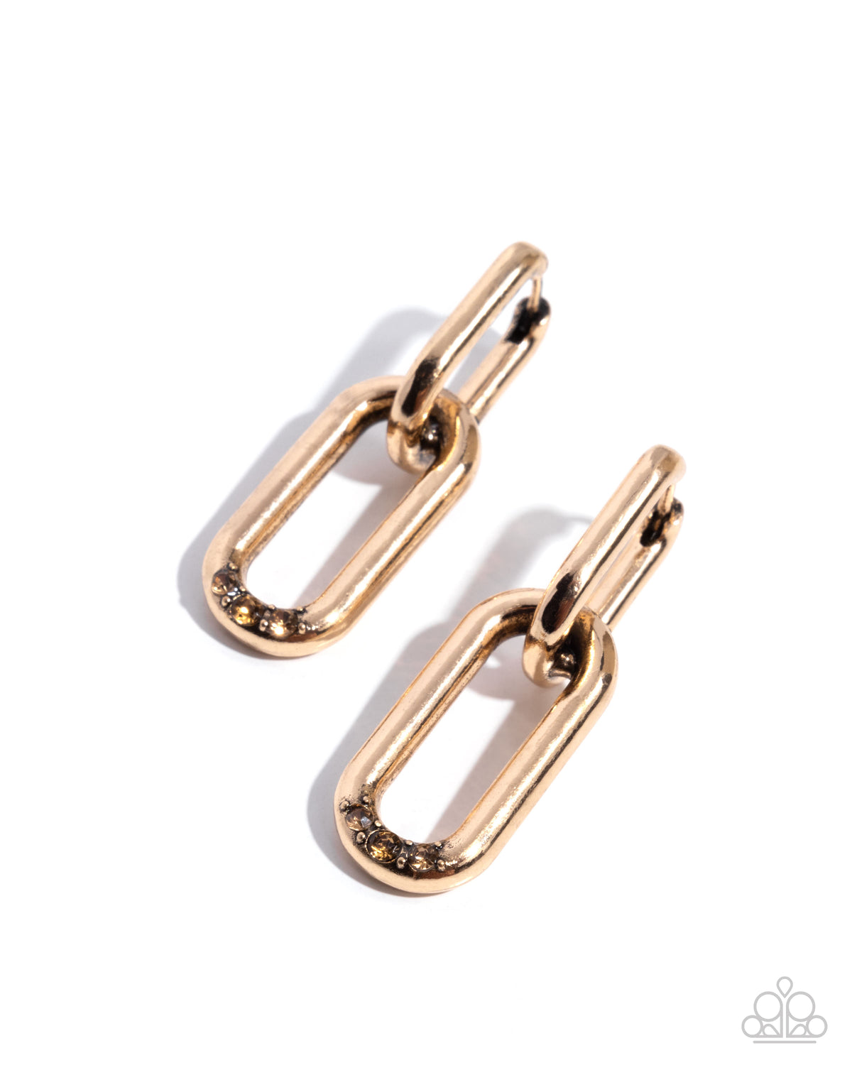 Lavish Links - Gold Earring