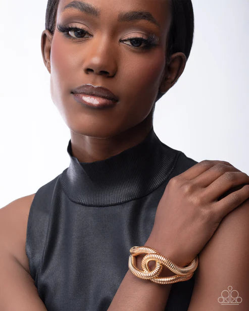 Interlocked Ignition - Gold Bracelet