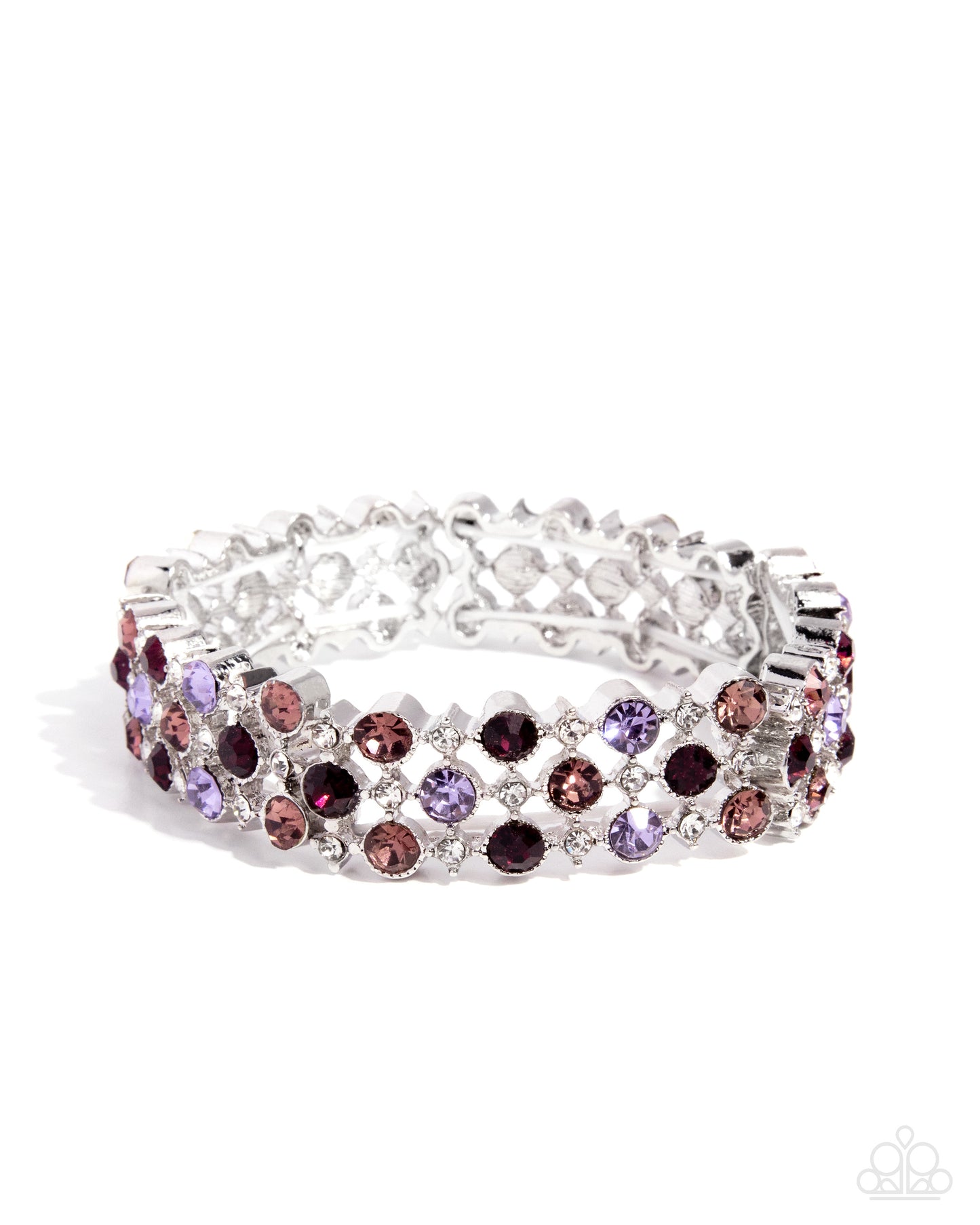 Ladylike Lattice - Purple Bracelet