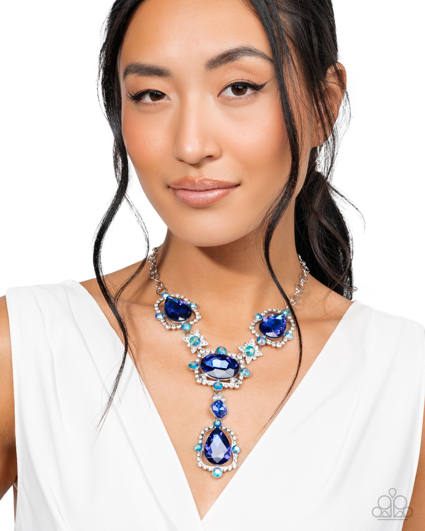 Fancy Formula - Blue Necklace