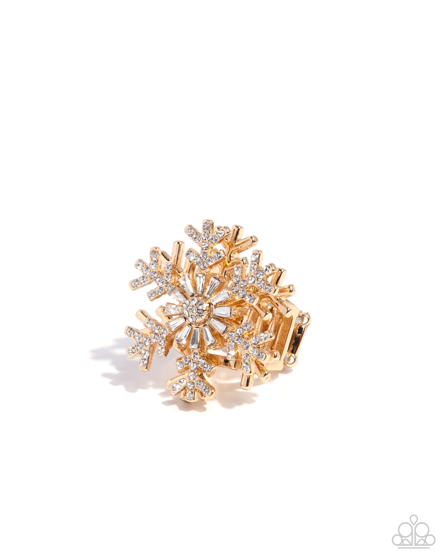 Snowflake Sensation - Gold Ring