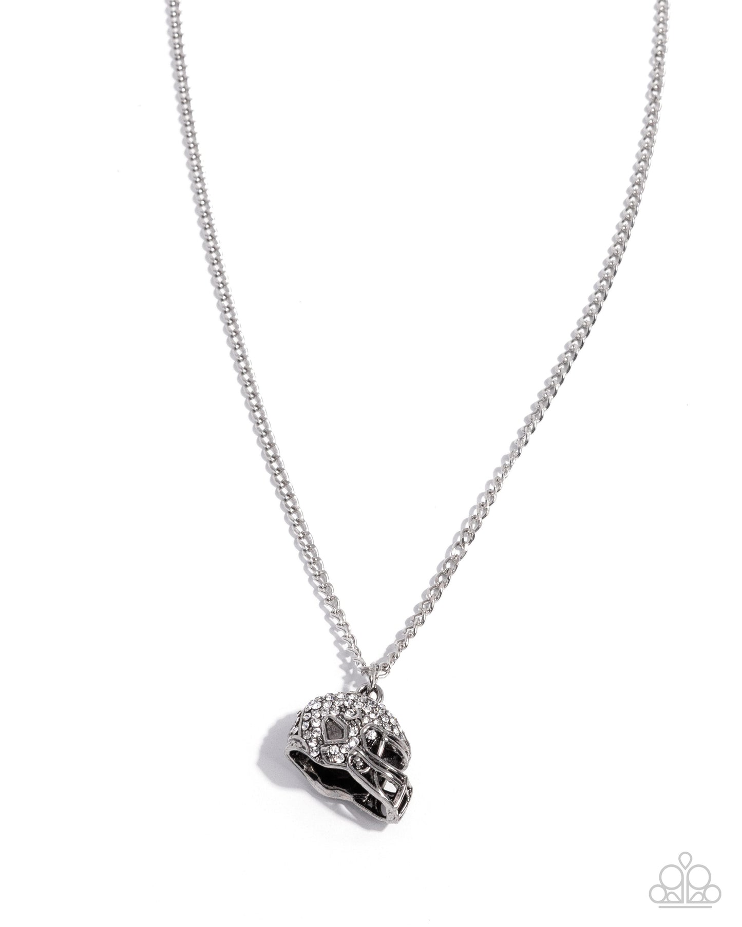 Quarterback Chic - White Necklace