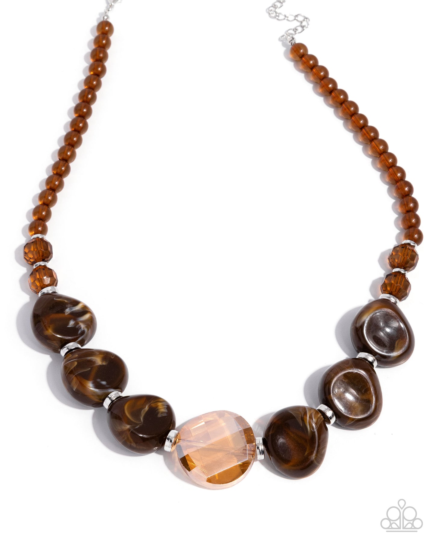 Gallery Walk - Brown Necklace