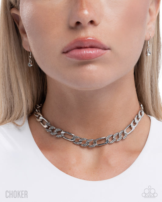 Daring Delight - Silver Necklace