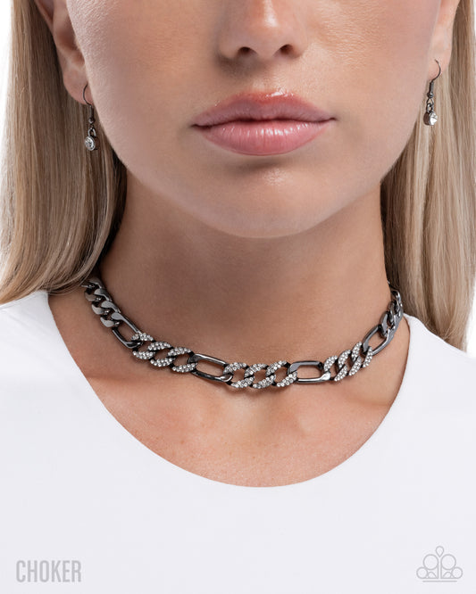 Daring Delight - Black Necklace