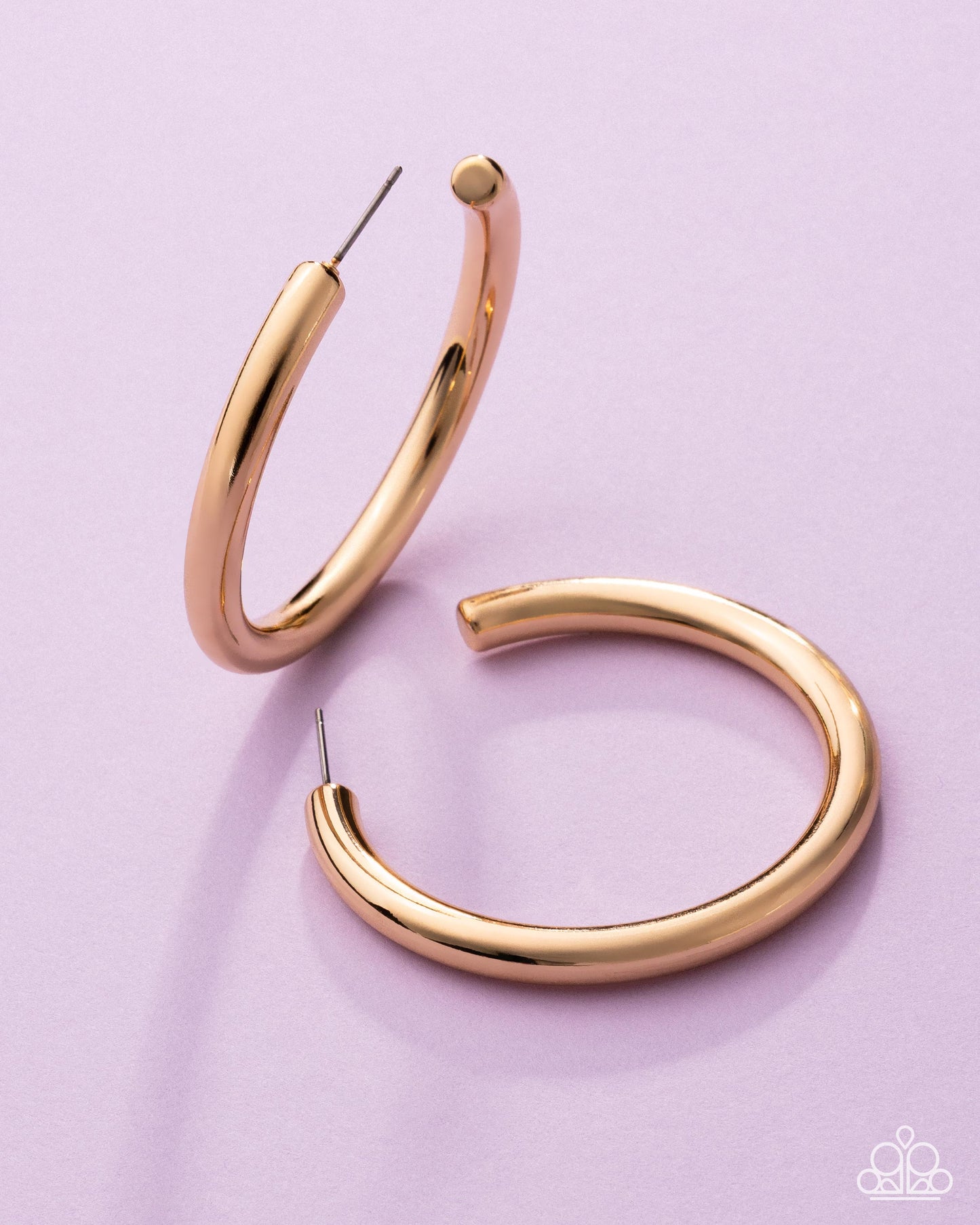 Sinuous Sheen - Gold Earring