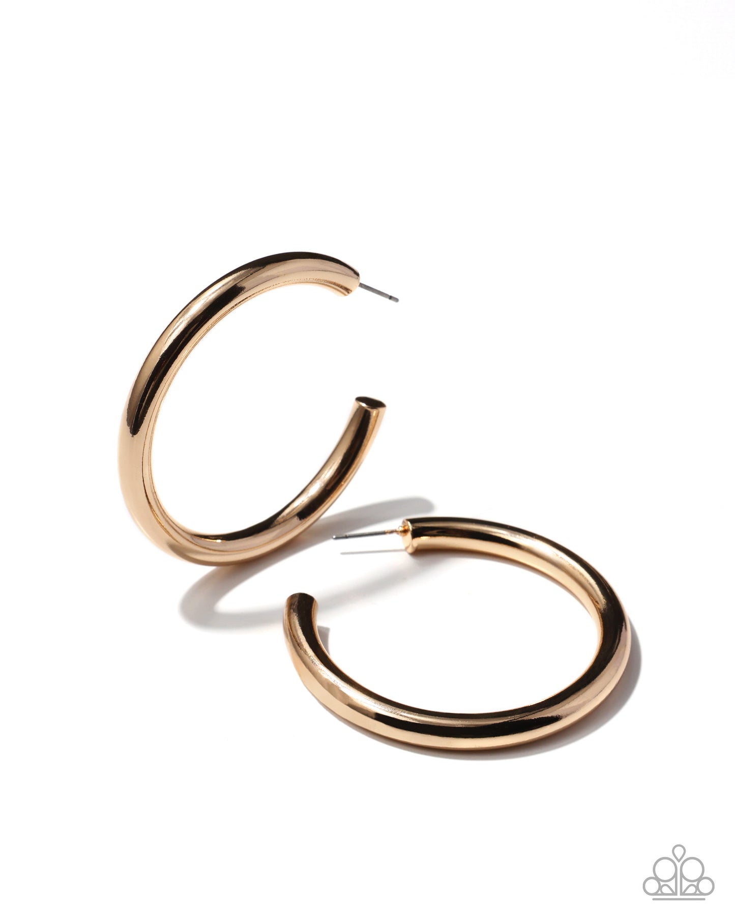Sinuous Sheen - Gold Earring