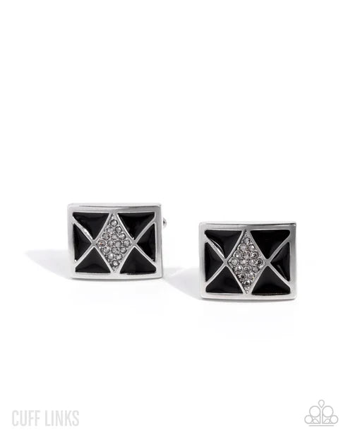 Iconic Invitation - Black Cuff Links