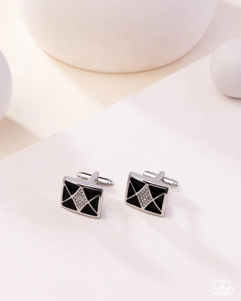 Iconic Invitation - Black Cuff Links