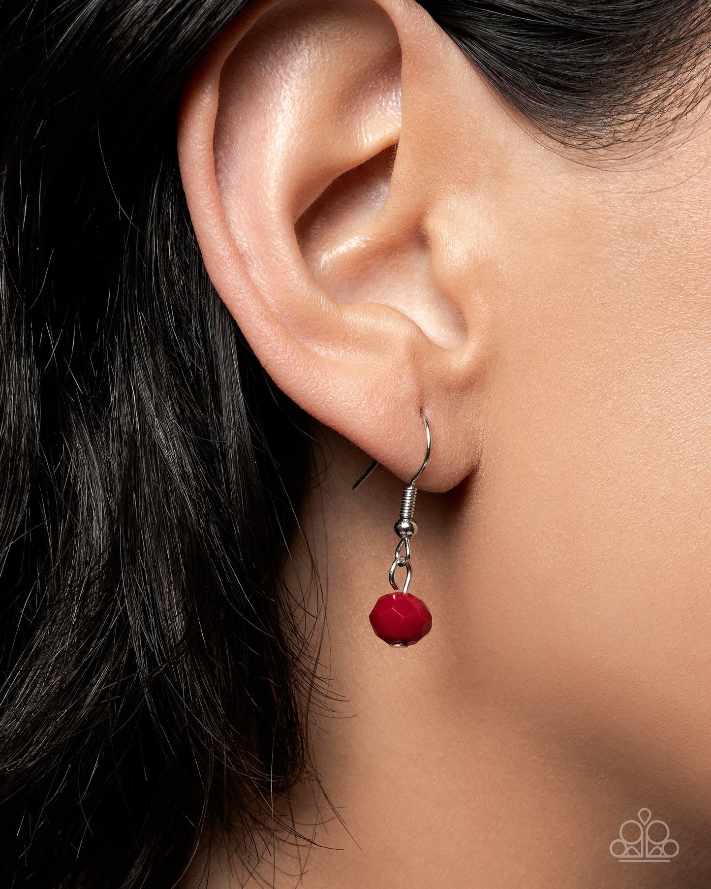 Teardrop Tale - Red Necklace