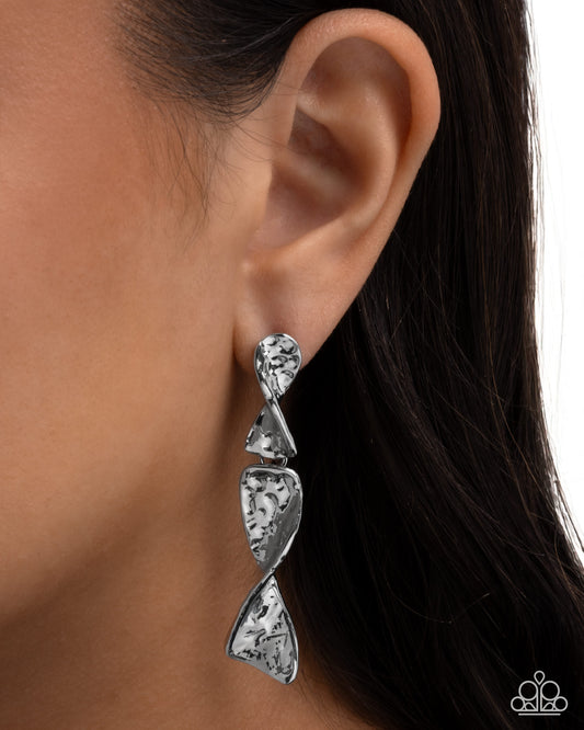 Subtle Shimmy - Silver Earring