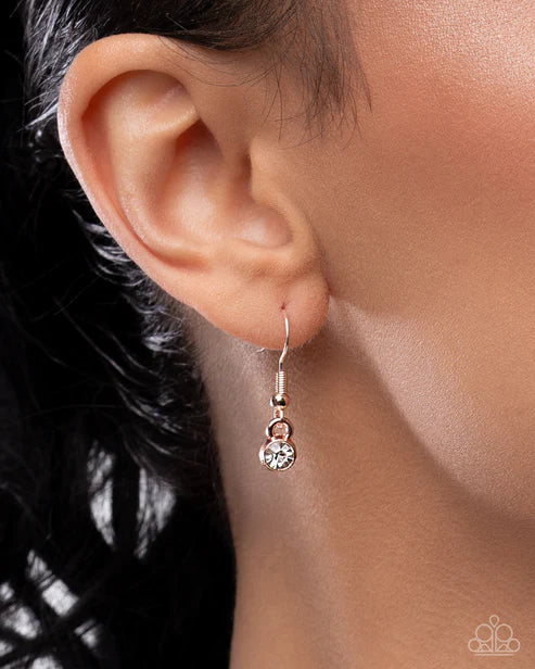 World Tour - Rose Gold Lanyard Necklace