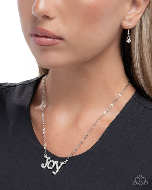 How Great Our Joy - White Necklace