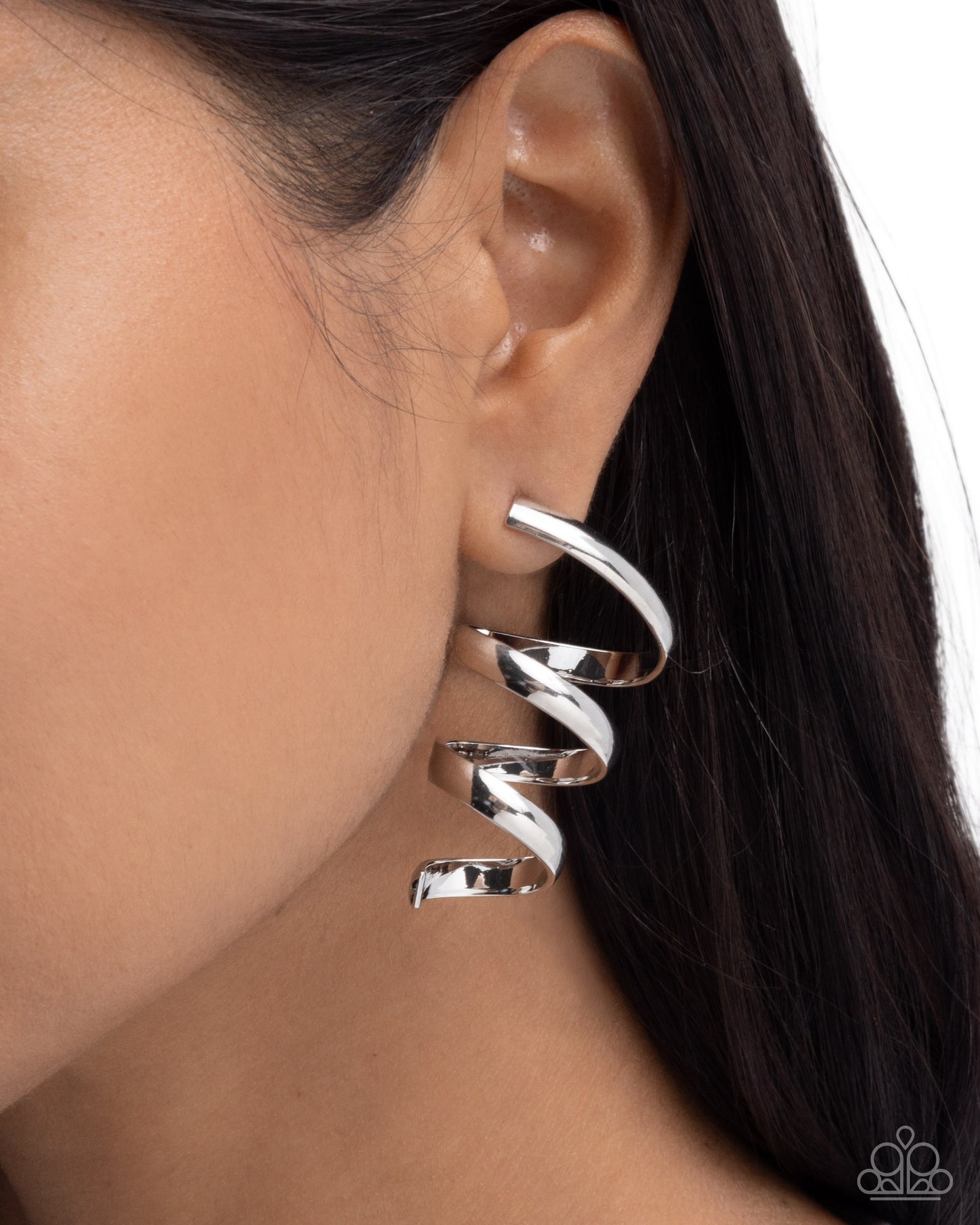 Tornado Warning - Silver Earring