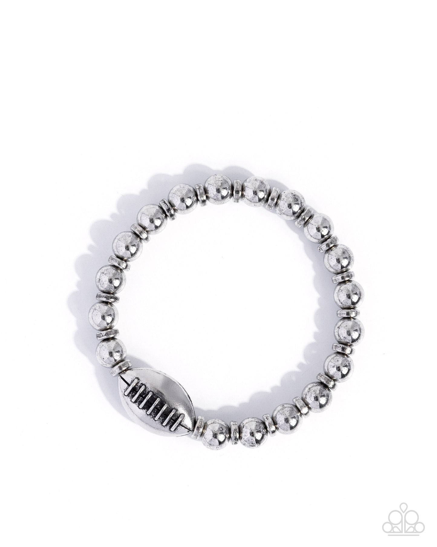 Football Flair - Silver Bracelet