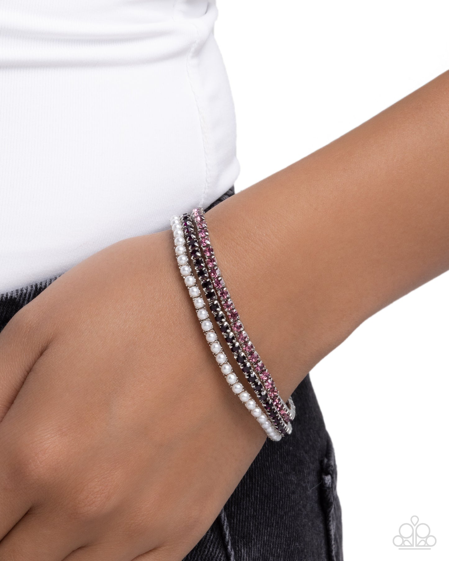 Colorful Cabaret - Purple Bracelet