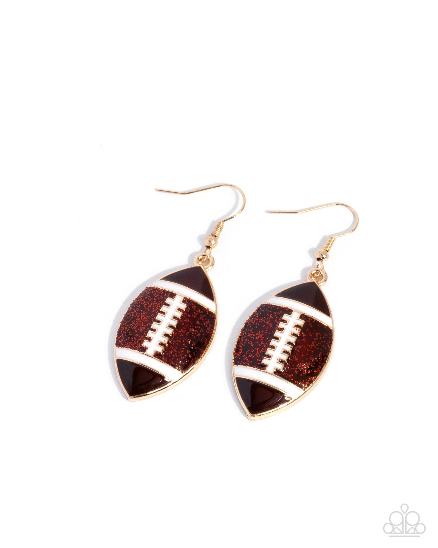 Football Facade - Brown Earring